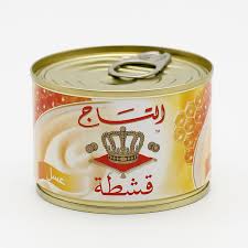 التاج قشطة مع العسل